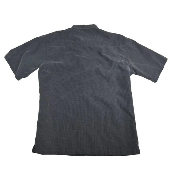 Vintage 90s Anchor Blue || Men's Button Up Shirt XXL Black Checks Y2K Surfer - Picture 2 of 7